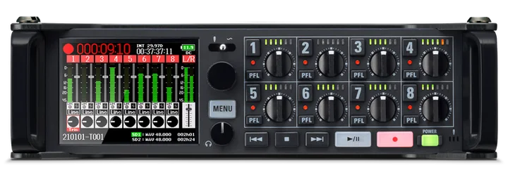 Zoom F8n Pro multitrack field recorder
